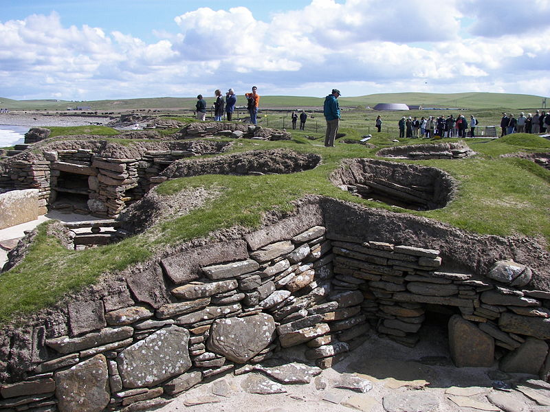 Skara Brae in Orkney Islands